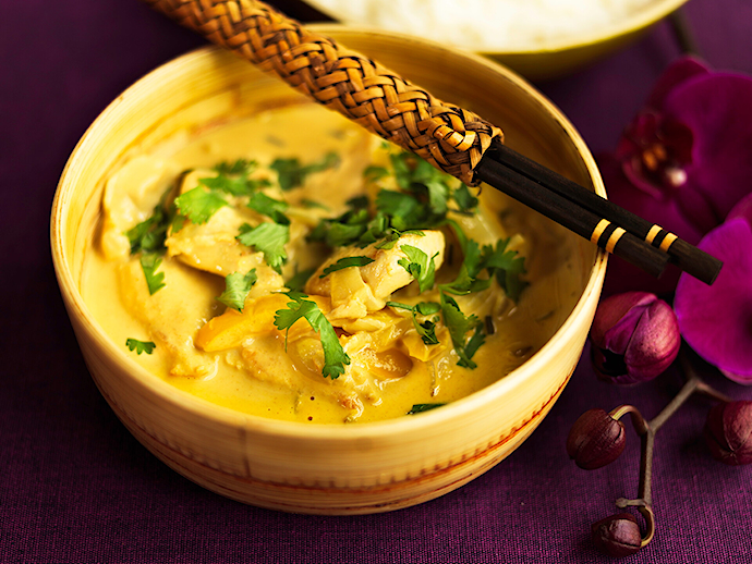 Keltainen kanacurry