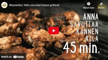 Kananiksi: Näin savustat kanaa grillissä