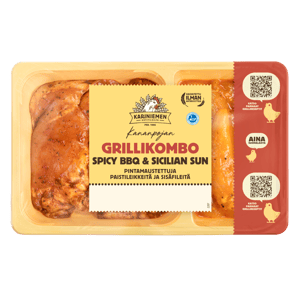 Kariniemen Kananpojan Grillikombo Spicy BBQ & Sicilian sun