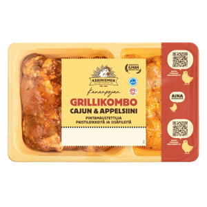 Kariniemen Kananpojan Grillikombo Cajun & Appelsiini