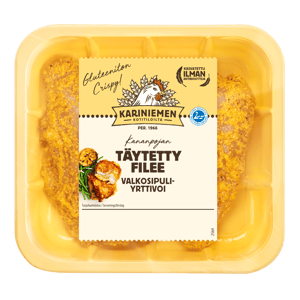 Kariniemen Kananpojan täytetty filee valkosipuli-yrttivoi