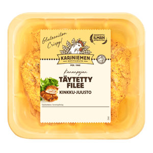 Kariniemen Kananpojan täytetty filee kinkku-juusto