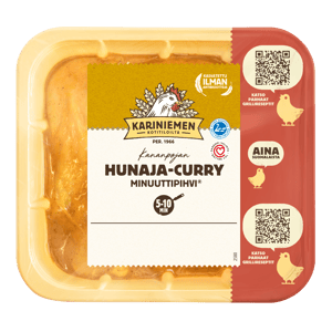 Kariniemen Kananpojan Minuuttipihvi® hunaja-curry