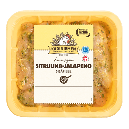 Kariniemen Kananpojan sisäfilee sitruuna-jalapeno