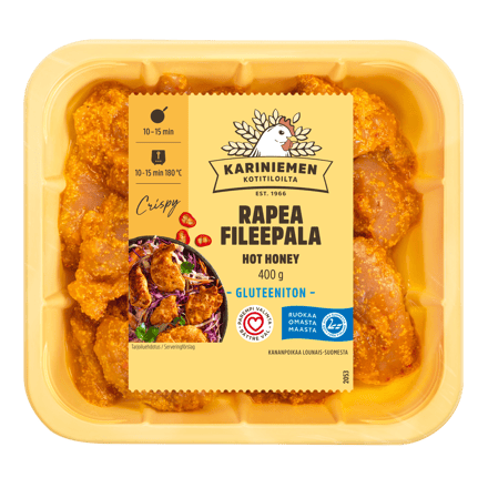Kariniemen Kananpojan Rapea fileepala hot honey