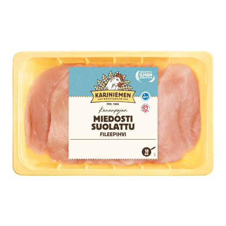 Kariniemen Kananpojan Fileepihvi miedosti suolattu