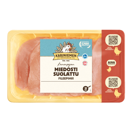 Kariniemen Kananpojan Fileepihvi miedosti suolattu