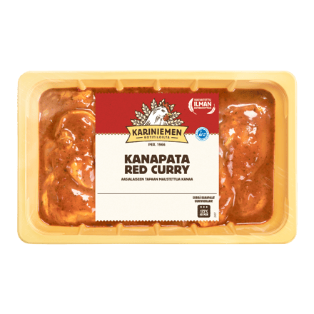 Kariniemen Kananpojan kanapata Red curry