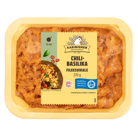 Kariniemen Kananpojan fileesuikale chili-basilika