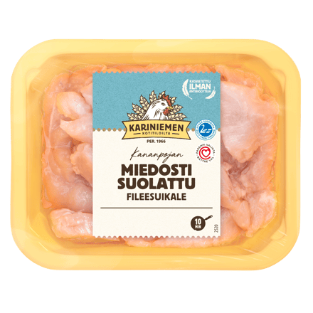 Kariniemen Kananpojan fileesuikale miedosti suolattu