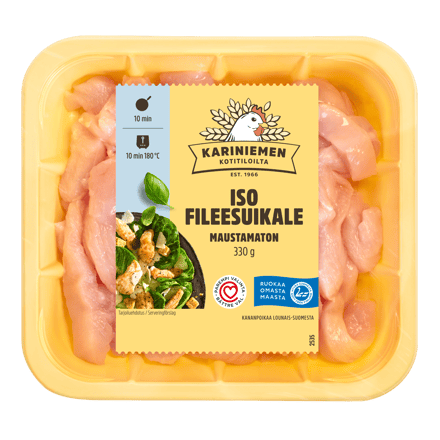 Kariniemen Kananpojan Iso fileesuikale maustamaton