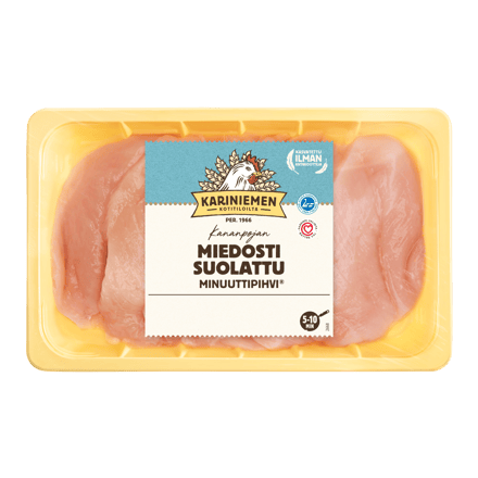 Kariniemen Kananpojan Minuuttipihvi® miedosti suolattu