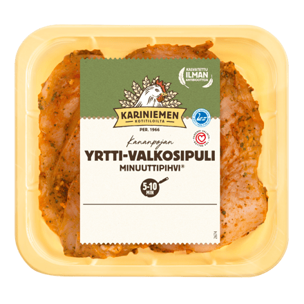 Kariniemen Kananpojan Minuuttipihvi® yrtti-valkosipuli