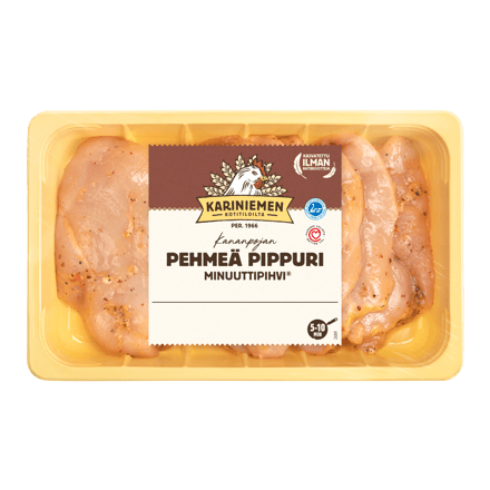 Kariniemen Kananpojan Minuuttipihvi® pehmeä pippuri