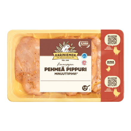 Kariniemen Kananpojan Minuuttipihvi® pehmeä pippuri