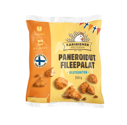 Kariniemen Kananpojan Paneroidut fileepalat