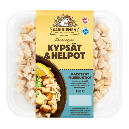 Kariniemen Kananpojan Kypsät ja Helpot kanafileekuutiot