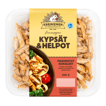 Kariniemen Kananpojan Kypsät ja Helpot uunipaahdetut suikaleet