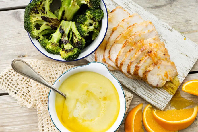 Appelsiiniglaseerattua kalkkunaa