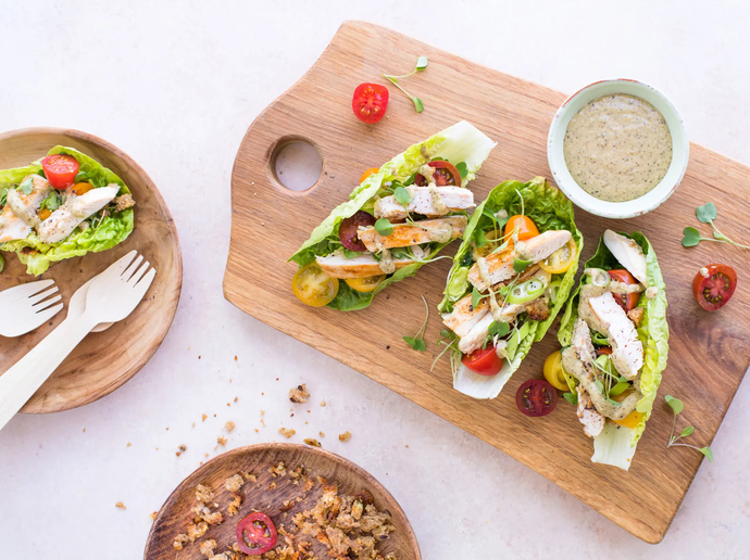 Värikkäät Kana’caesar’wrapit