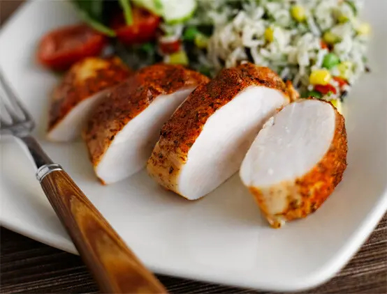 Kanaa ja pilahviriisiä