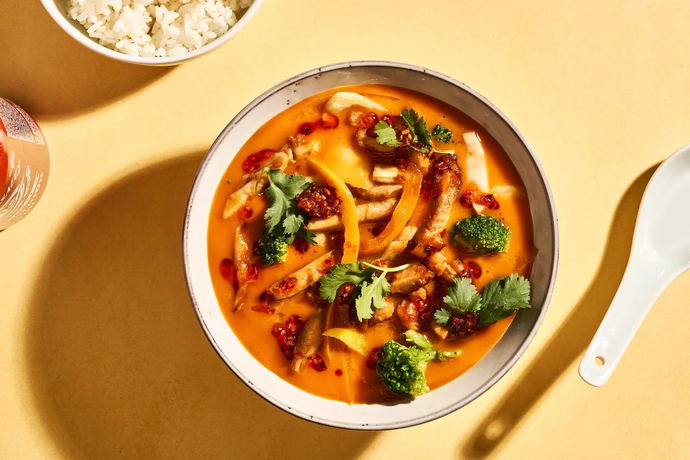 Nopea Thai-kanakeitto