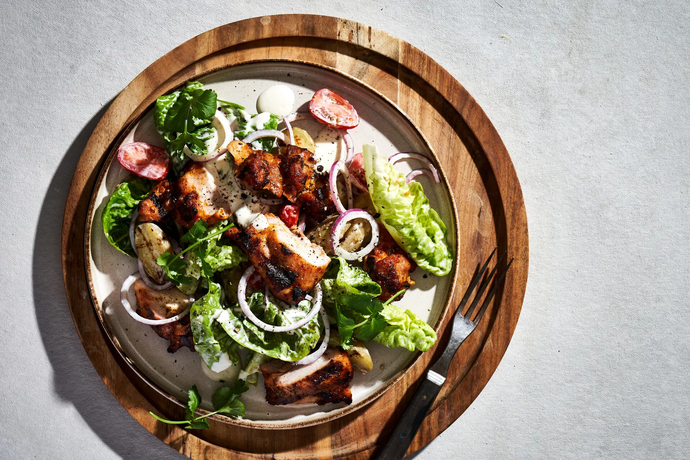 Meksikolainen grillikanasalaatti