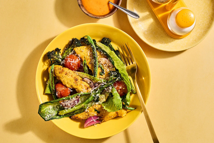 Lämmin kanasalaatti