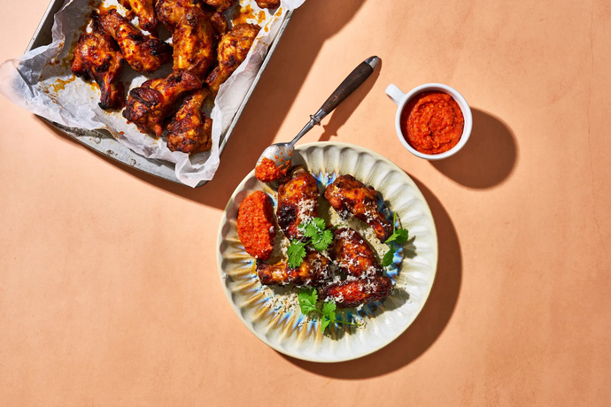 Tacosiivet ja mojo rojo -kastike