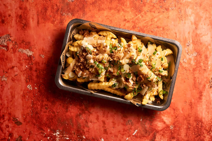 Parmesaani-valkosipuli ranskanpotut