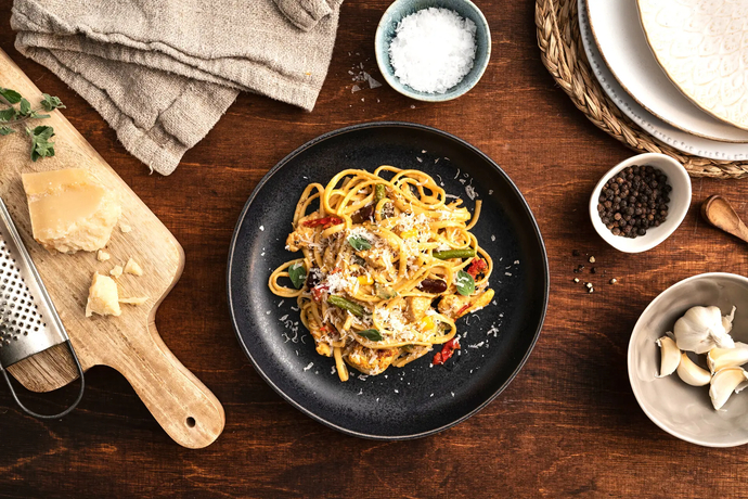 Kermainen cajun-kanapasta