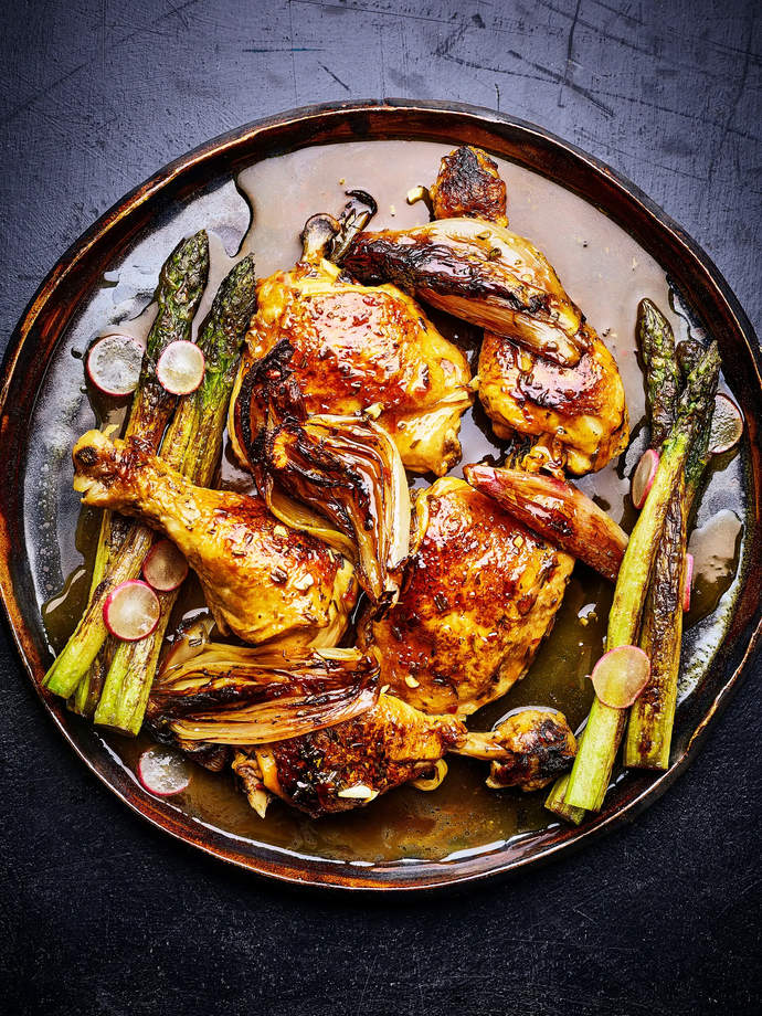 Rosmariini-sitruuna-kana