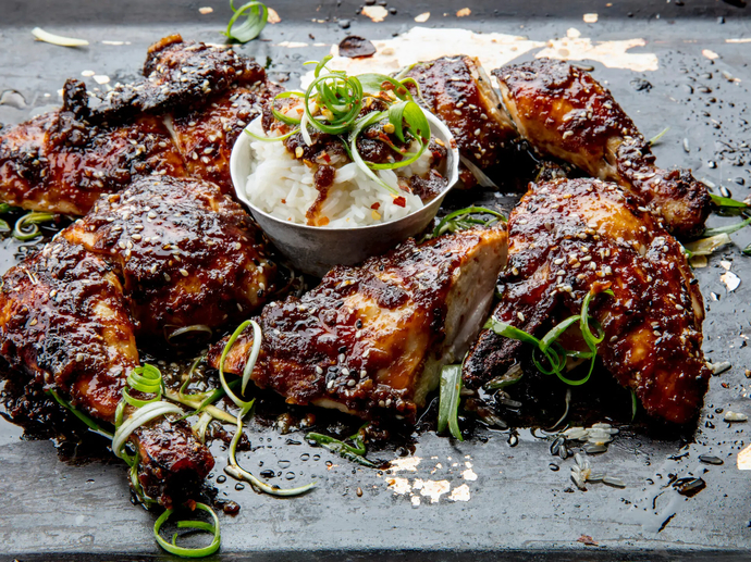 Sticky chicken ja osterikastike