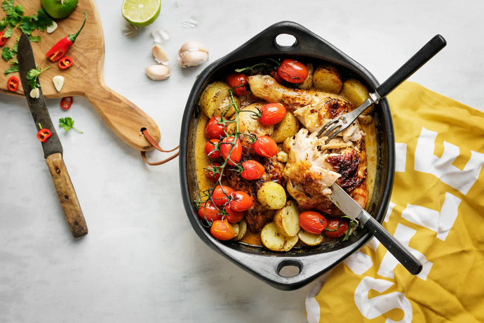 Lempeän tulinen uunikanapata