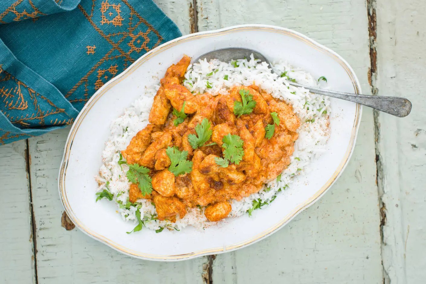 Kariniemen Intian tikka kana-ateria