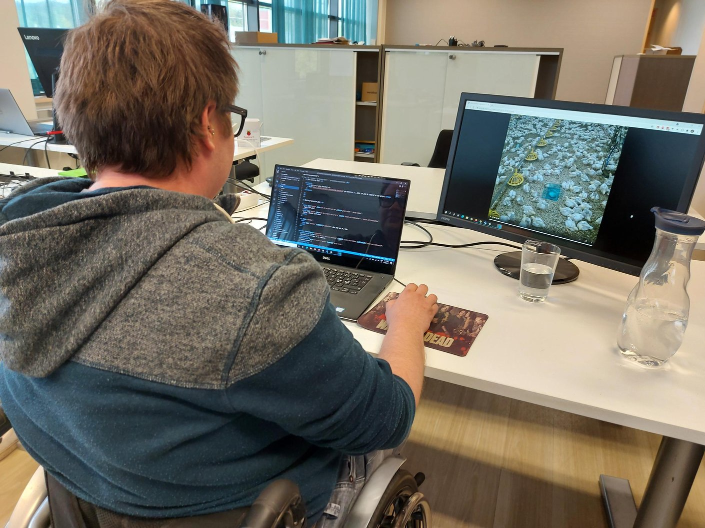 Kariniemen Kiiskin tila datatyöskentelyä