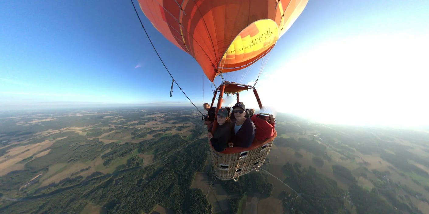 Kariniemen Kiiskin tila kuumailmapallo