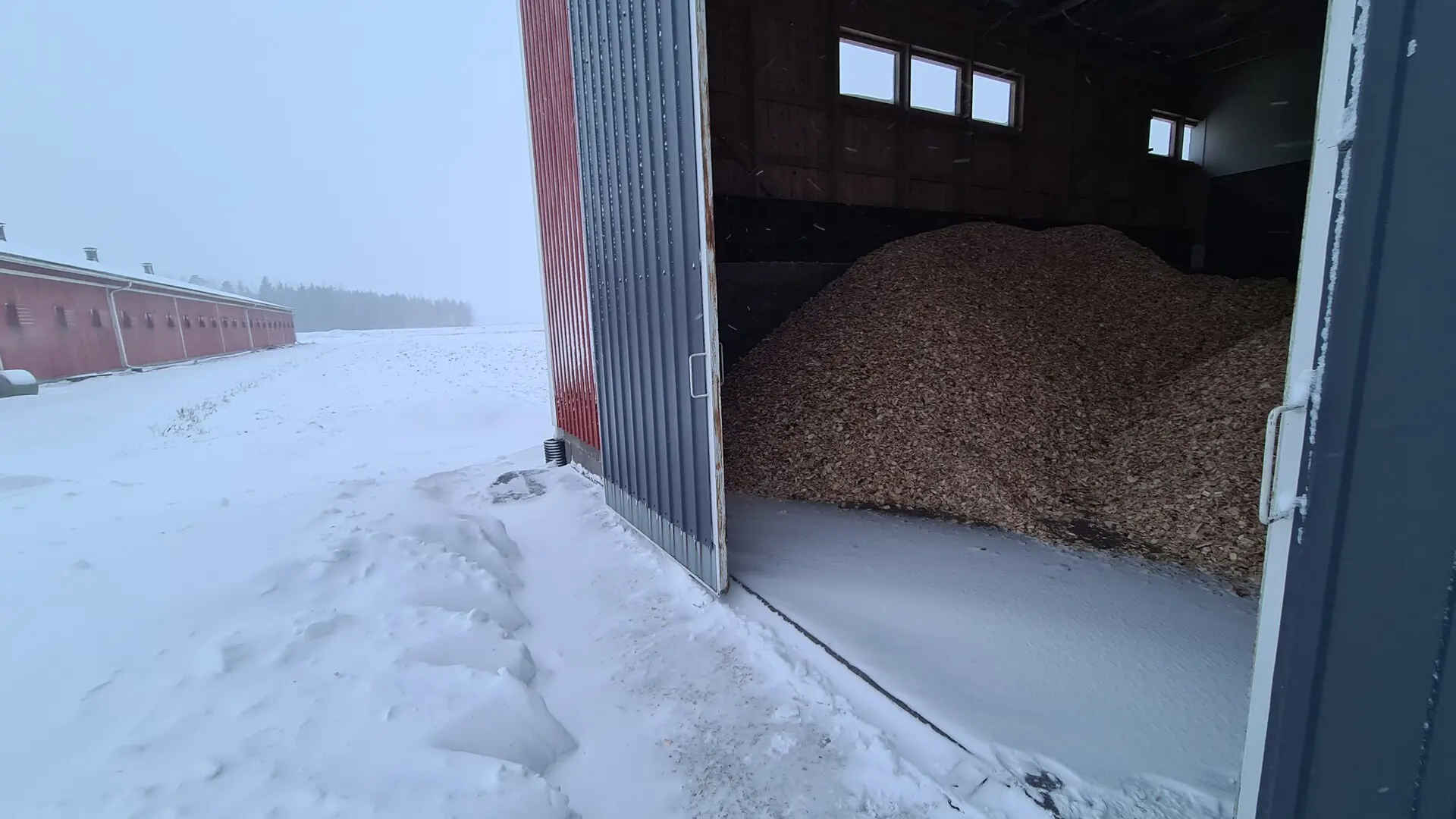 Kariniemen Kiiskin tila rehua varastossa