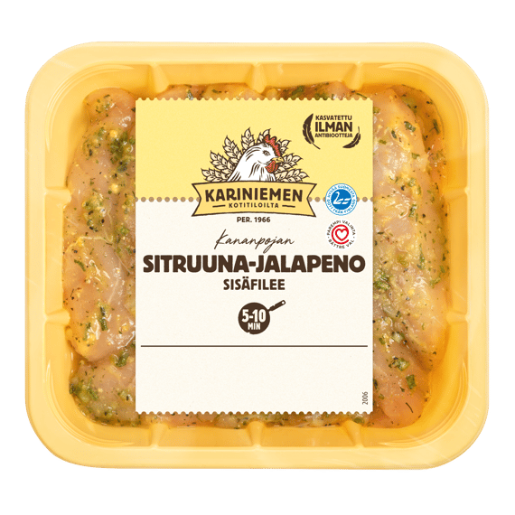 Kariniemen Kananpojan sisäfilee sitruuna-jalapeno