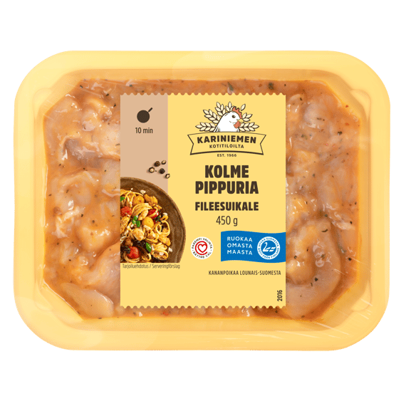 Kariniemen Kananpojan fileesuikale Kolme pippuria