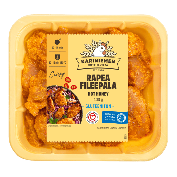 Kariniemen Kananpojan Rapea fileepala hot honey
