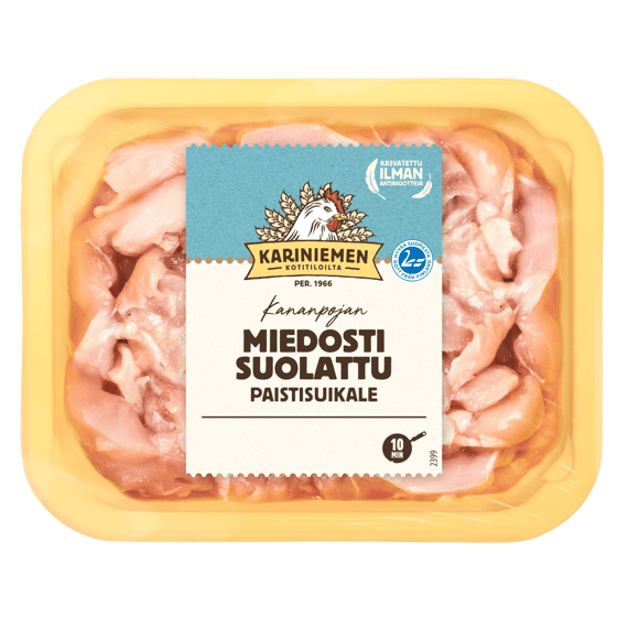 Kariniemen Kananpojan paistisuikale miedosti suolattu