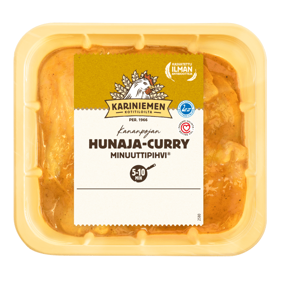 Kariniemen Kananpojan Minuuttipihvi® hunaja-curry