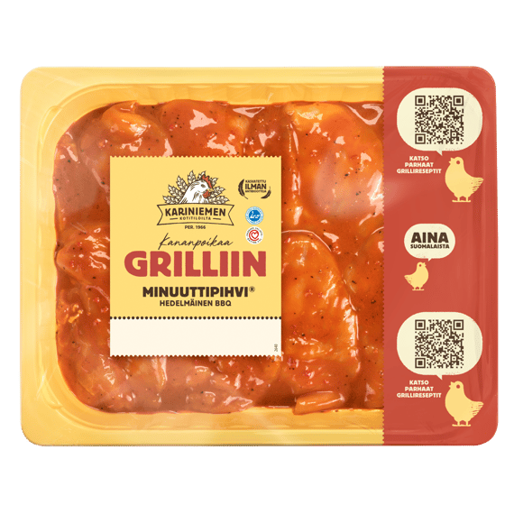 Kariniemen Kananpojan Minuuttipihvi® hedelmäinen BBQ
