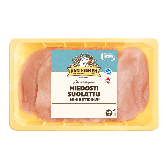 Kariniemen Kananpojan Minuuttipihvi® miedosti suolattu