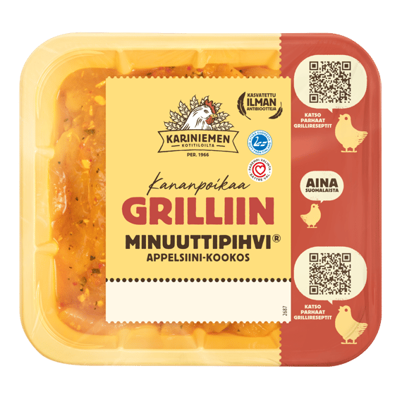 Kariniemen Kananpojan Minuuttipihvi® appelsiini-kookos