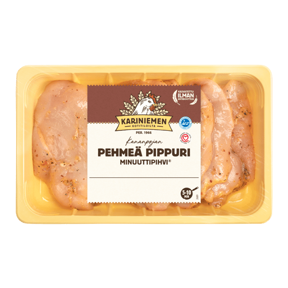 Kariniemen Kananpojan Minuuttipihvi® pehmeä pippuri