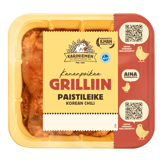 Kariniemen Kananpojan paistileike Korean chili