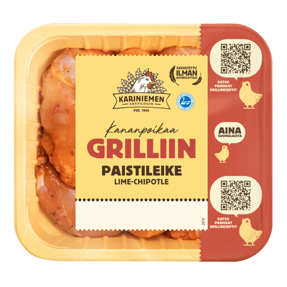 Kariniemen Kananpojan paistileike Lime-Chipotle