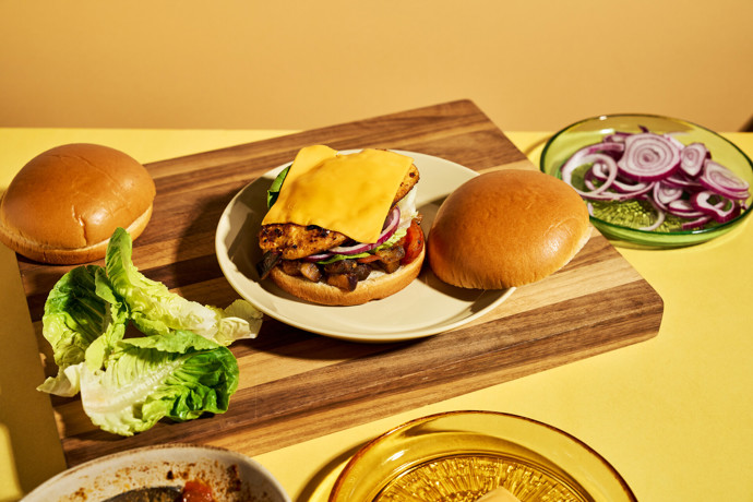 Marokkolainen kanaburgeri